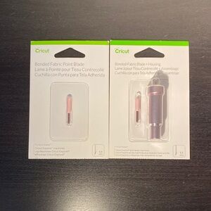 Cricut Bonded Fabric Blade & Housing - Pink and Silver